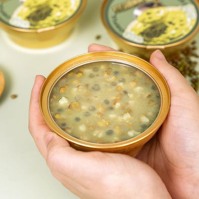 kupować Pandan Mung Bean Lotus Seed Jelly Drink 168g Wspiera trawienie Odświeża ciało Gotowy czysty etykietę do jedzenia niskiej zawartości cukru Herbal Snack produkcja online