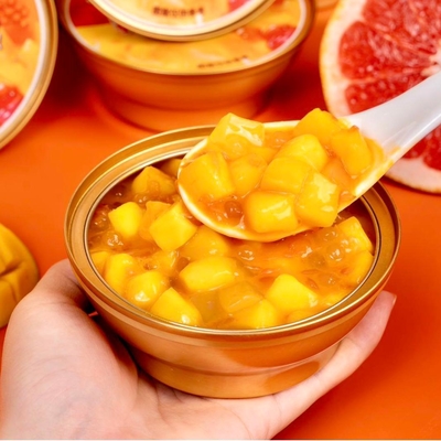 kupować Deser Mango Pomelo Sago Gotowy do spożycia Azjatyckie słodycze Deser z owoców tropikalnych Deser z Hong Kongu Mleko kokosowe Sago produkcja online