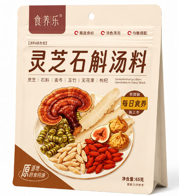 kupować Premium Wild Reishi Mushroom & Dendrobium Vitality Nutritious Soup Blend: 6-w-1 Odżywcza Zupka Z Ziół Z Geo-autentycznymi Składnikami Homologii Medycznej, Łagodna Formuła Wzmacniająca Immunitet produkcja online