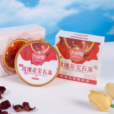Dobra cena. Rose Herbal Jelly Dessert 168g Roślinna żywność funkcjonalna wspiera zdrowie skóry i kobiece samopoczucie Gotowy do jedzenia w Internecie