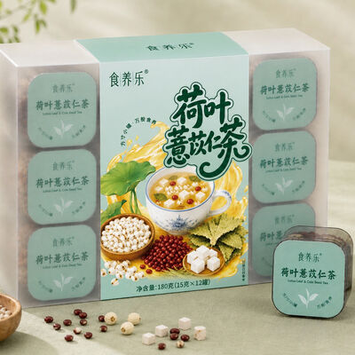 Dobra cena. OEM/ODM Private Label Weight Management Tea Coix Seed & Lotus Leaf Instant Herbal Blend w Internecie